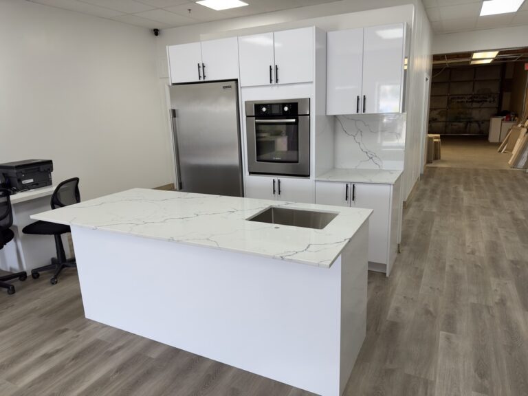 High Gloss White Kitchen Cabinets