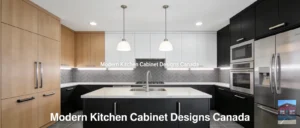 Flat-panel slab cabinets create a streamlined, modern look that fits contemporary kitchen designs.; Pairing light