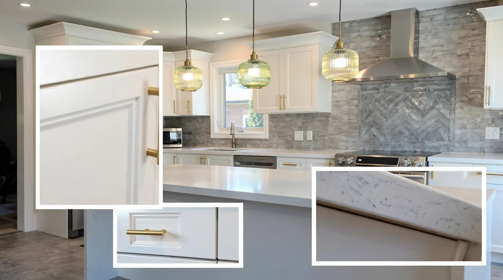 Kitchen Wholesale's full kitchen packages include free design, measurement, delivery, and installation for a straightforward