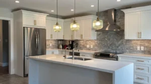 Custom cabinet design balances durability, cost, upkeep, and appearance to match a homeowner's specific kitchen