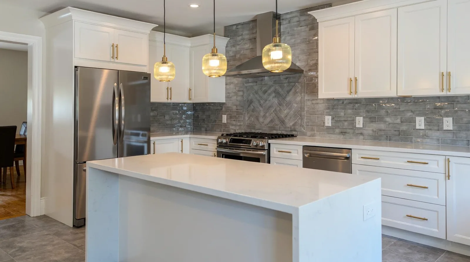 Cabinet installation pricing varies by linear foot and installer model, providing a useful benchmark