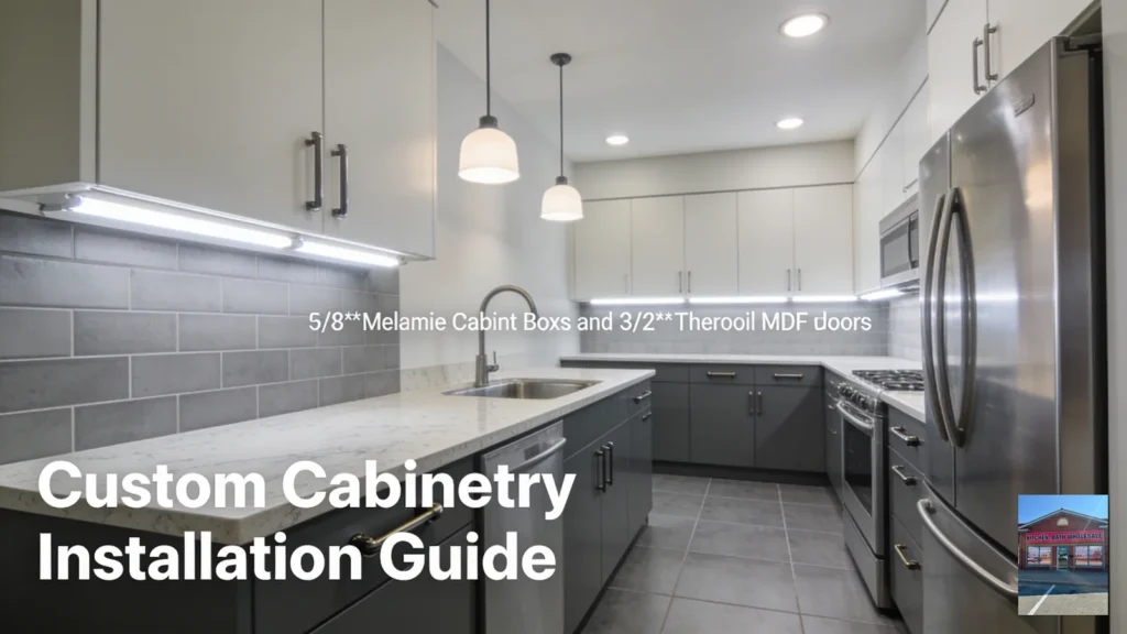 Kitchen Wholesale's design and measurement services help homeowners plan an accurate custom cabinetry layout before