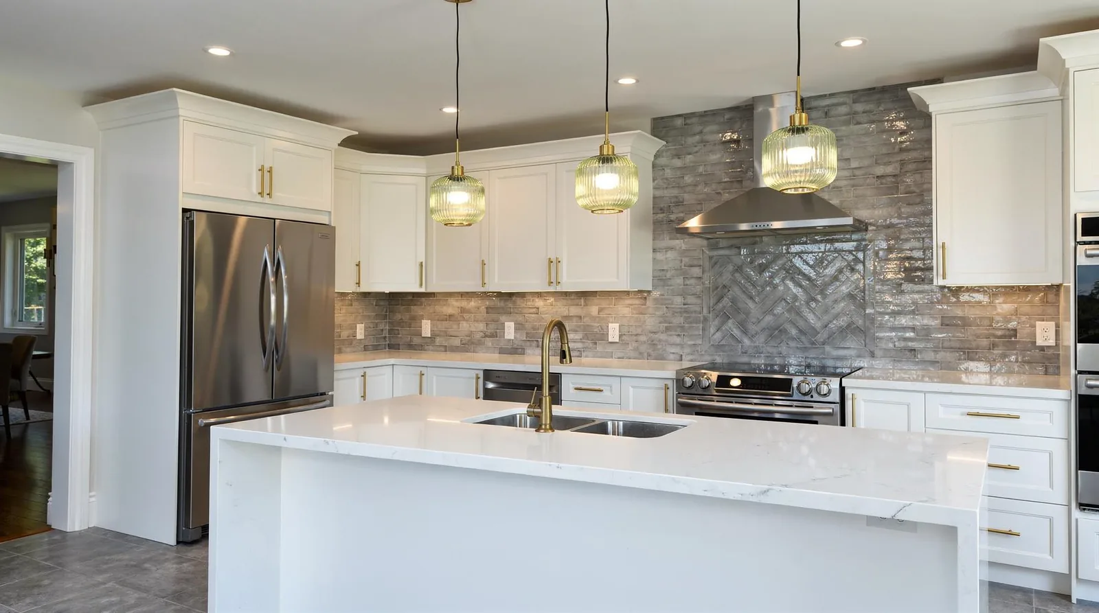 Countertop installation in London typically follows a process of measuring, fabrication, delivery and professional