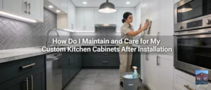 Dusting cabinets weekly with a soft microfiber cloth removes particles that can scratch surfaces over