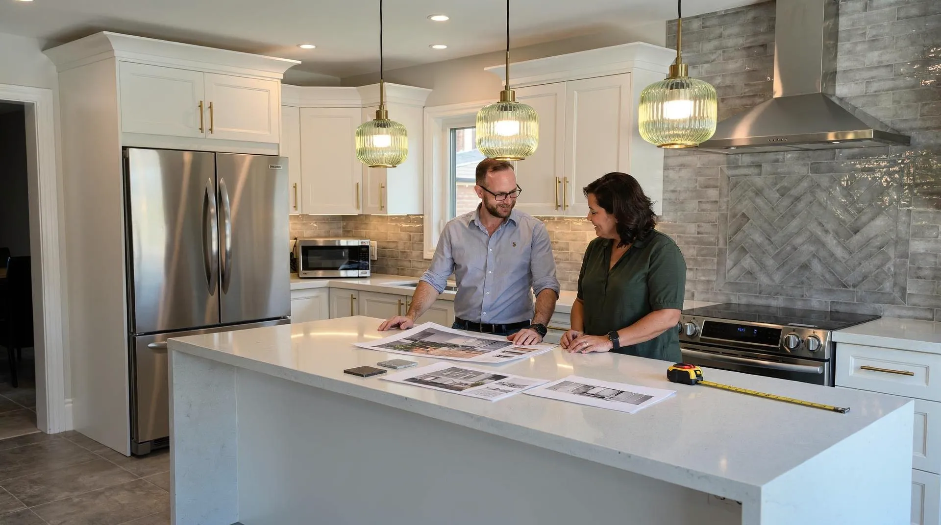 Kitchen Wholesale provides free design consultations, 2D and 3D renderings, measurement services, and delivery as