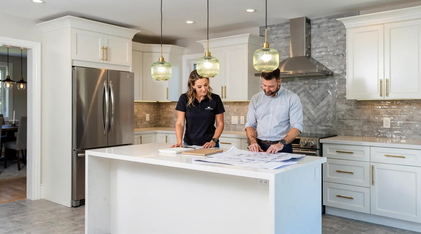 Kitchen Wholesale's turnkey process bundles free design, measurement, delivery, and installation into a single, coordinated