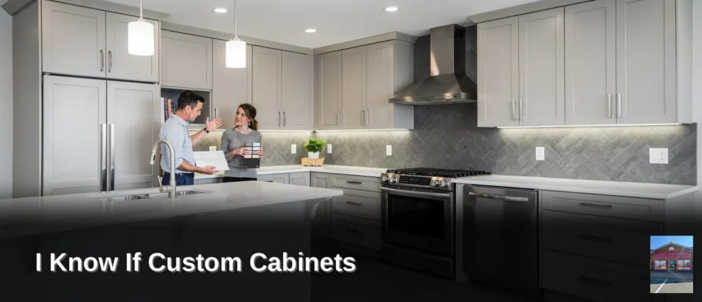 Custom cabinetry typically carries a higher price tag than stock or semi-custom options.; Going fully