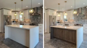 Cabinet installation costs vary based on materials, installer model, and add-on services, which affects whether