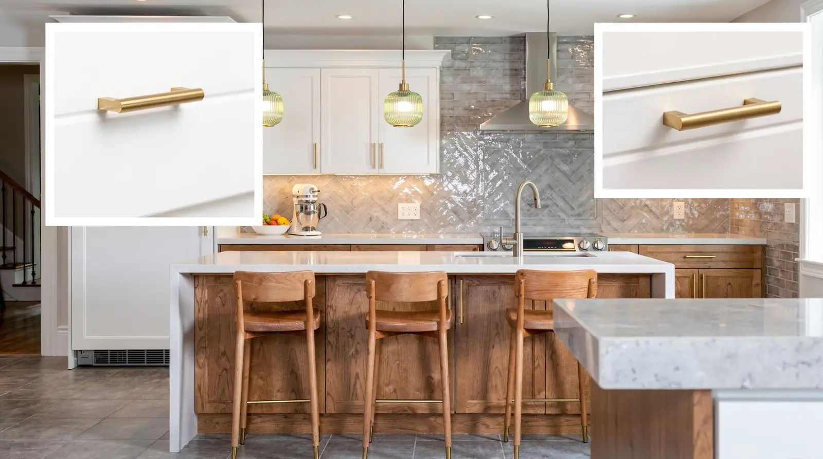 Kitchen Wholesale bundles delivery, measurement, and installation into transparent package pricing, such as the Wood